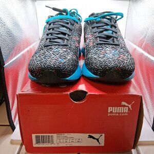 Puma Mens XS 500 TK Graphic 360208-001 limestone gray dark shadow Sneakers 8.5